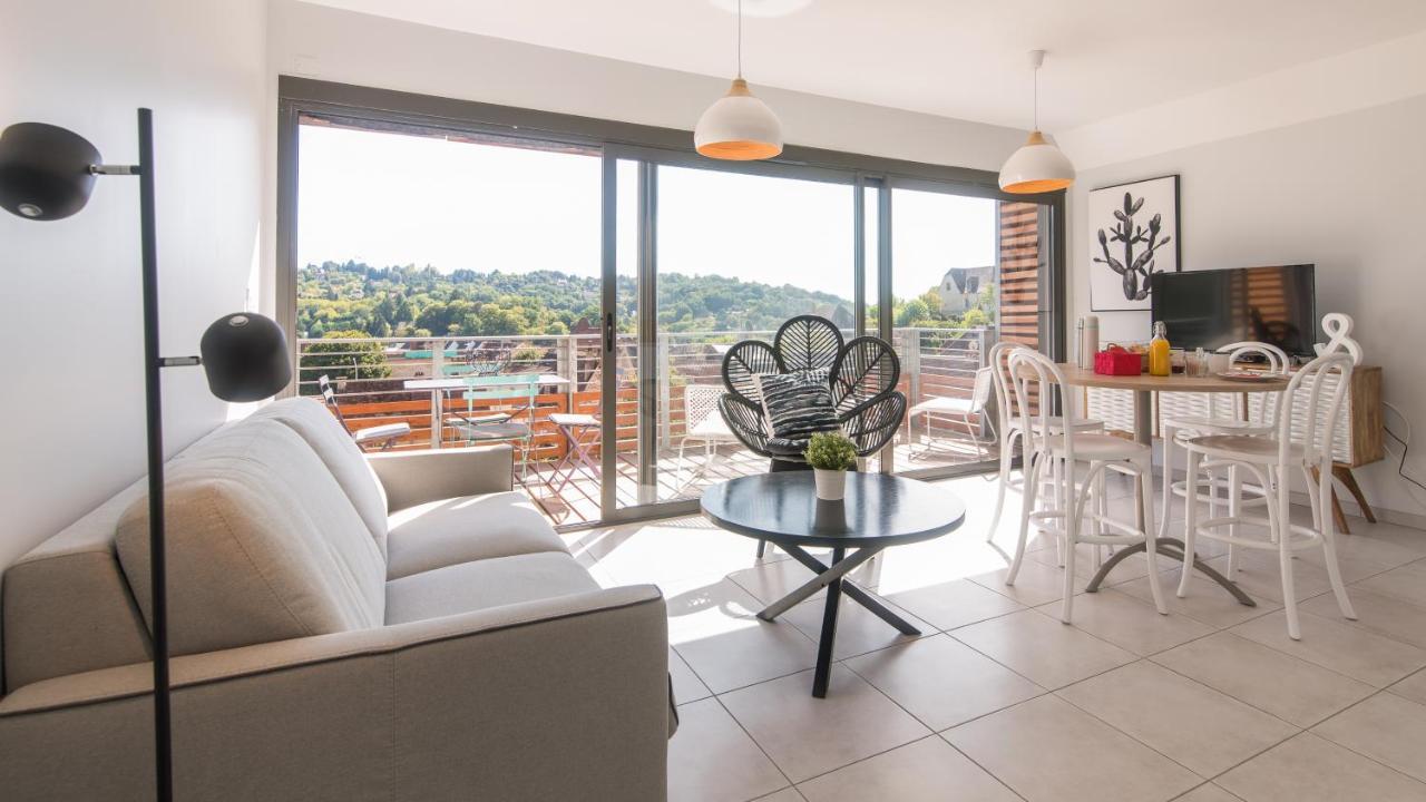 Le Coquet Avec Balcon Terrasse Et Parking Prive Apartment ซาร์ลา-ลา-กาเนดา ภายนอก รูปภาพ